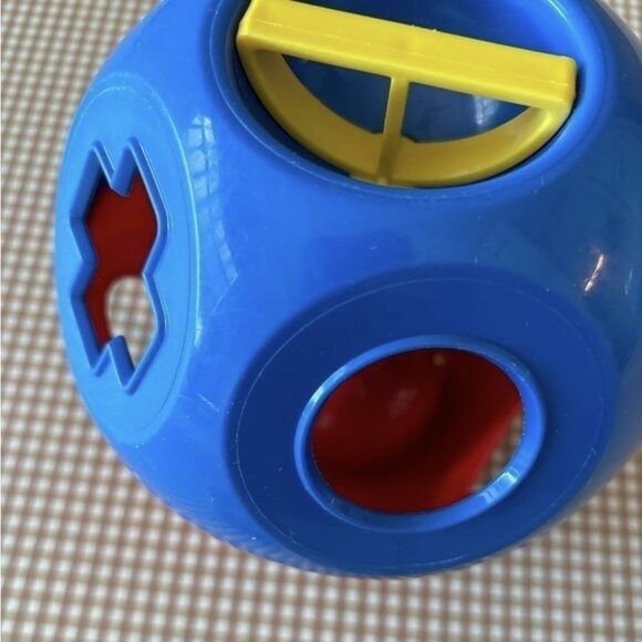 Vintage TUPPERWARE Shape-O-Ball Toy Shape Sorter Retro Educational ONLY 5 SHAPES - Picture 4 of 7